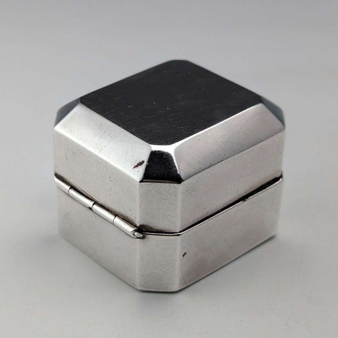 Vintage Sterling Silver Ring Box / Jewelry Box BIRKS