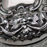 1902 British antique pure silver lid cut glass jar WJ Myatt & Co