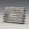 1905 British antique sterling silver cigarette case 60g Samuel M Levi