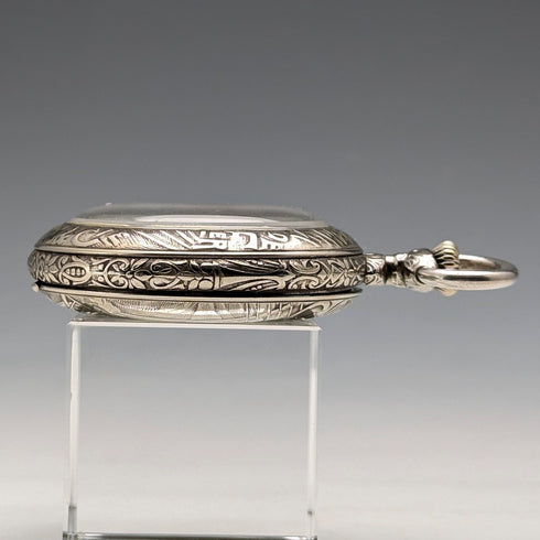 1900年頃 アンティーク ROSSKOPF 懐中時計 直径55mm 鉄道時計 可動品