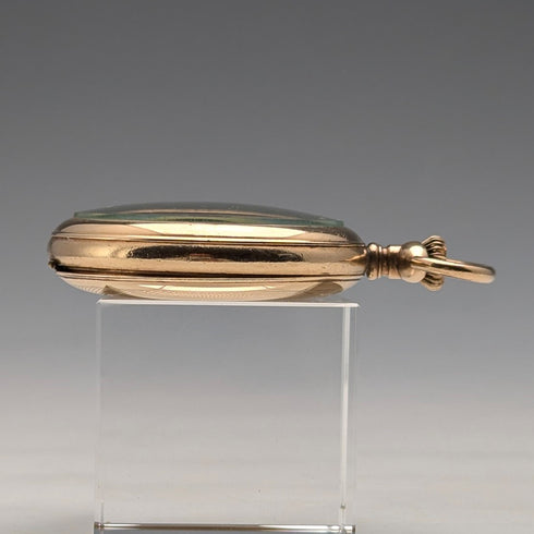 Antique Swiss Modernista Jumping Hour Retrograde Pocket Watch in good working order