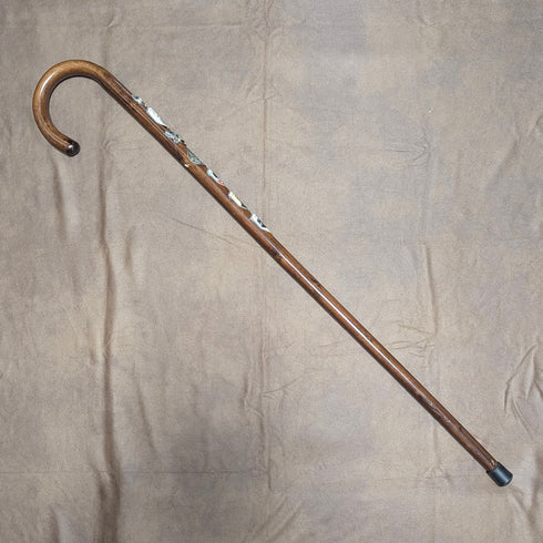 ヴィンテージ 紳士用 ツーリストステッキ ブラウンシャフト 94cm