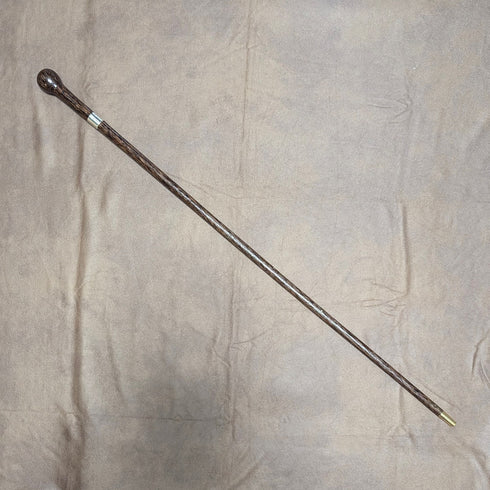 1933年 英国ヴィンテージ レディース ロンデルハンドル ステッキ 杖 83cm