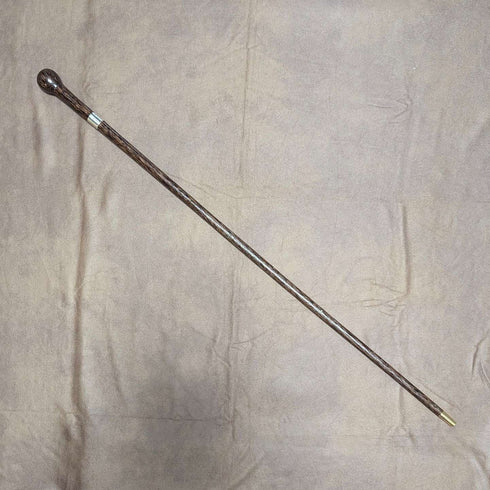 1933 British Vintage Women's Rondelle Handle Walking Stick 83cm