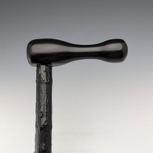 英国ヴィンテージ 紳士用 L字ハンドル ブランブルシャフト ステッキ 杖 91cm