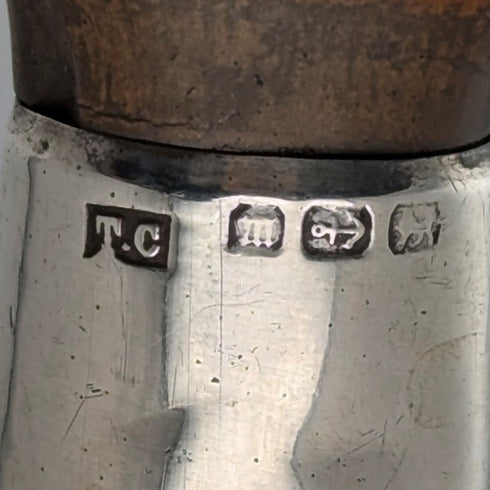 1886 年英國古董鹿角馬鞭,50 厘米