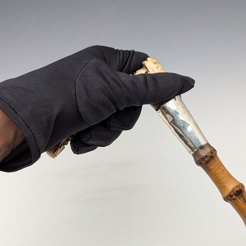 1886 年英國古董鹿角馬鞭,50 厘米