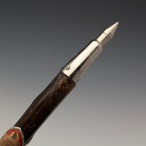 ヴィンテージ 紳士用 ヨーロッパ周遊 ツーリストステッキ ブラウンシャフト 88cm