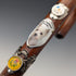 Vintage Men's Tourist Walking Stick, Brown Shaft, 94cm
