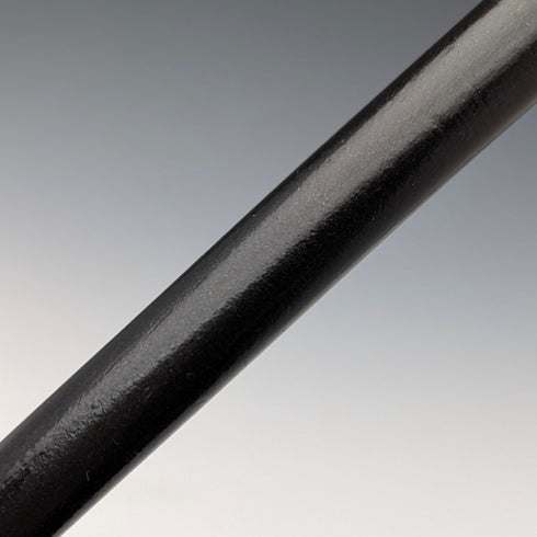 1918年 英国アンティーク 紳士用 純銀装飾 ホーンハンドル ステッキ 杖 82cm