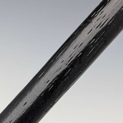 1929 British vintage gentleman's curved handle pure silver decorated walking stick, 83cm