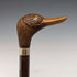British Vintage Men's Cane Resin Duck Head Handle 91cm