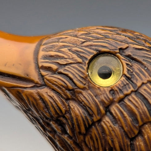 British Vintage Men's Cane Resin Duck Head Handle 91cm