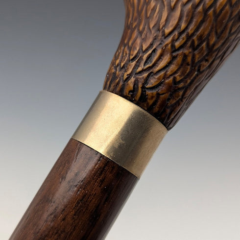 British Vintage Men's Cane Resin Duck Head Handle 91cm