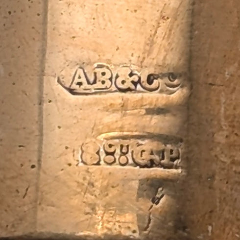 英国アンティーク 紳士用 アントラーL字ハンドル ステッキ 杖 86cm