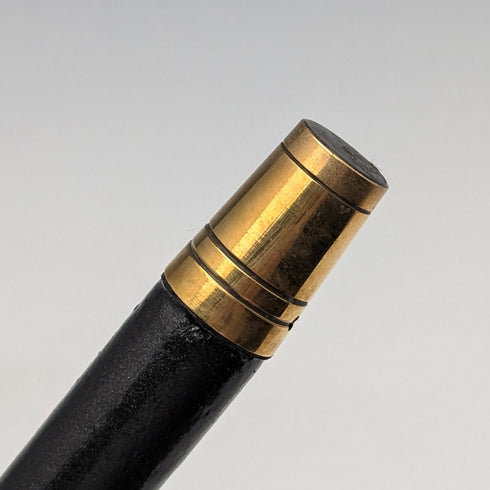 【取置中】1907年 英国アンティーク 紳士用 純銀製 丸ハンドル ステッキ 杖 92cm