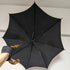British vintage men's umbrella with curved bamboo handle, 88cm