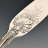 Antique British silver plate fish knife set of 6, Martin Hall
