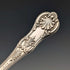 Antique British silver plate fish knife set of 6, Martin Hall