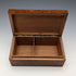 Vintage British wooden cigarette box