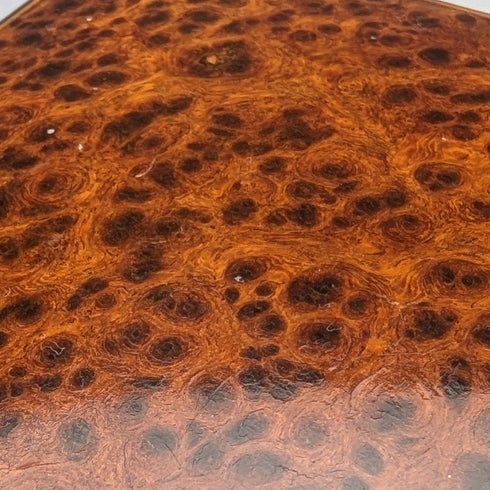 Vintage British wooden cigarette box