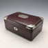 Early 20th Century British Antique Leather-Covered Jewelry Box with Pocket Watch Holder
