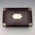 Early 20th Century British Antique Leather-Covered Jewelry Box with Pocket Watch Holder