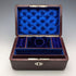 Early 20th Century British Antique Leather-Covered Jewelry Box with Pocket Watch Holder