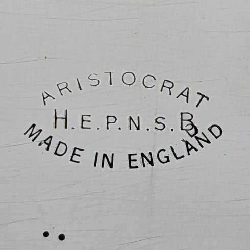 Vintage British silver plated cigarette box Aristrocrat