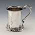 1851 British antique sterling silver mug 149g Henry Wilkinson