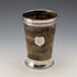 1872 British antique sterling silver horn beaker cup by Thomas Smiley