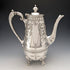 Antique British silver plate coffee pot, circa 1870, Philip Ashberry