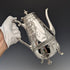 Antique British silver plate coffee pot, circa 1870, Philip Ashberry