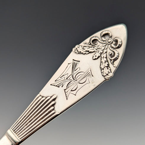 German antique continental silver pastry server 77g NETTER MANNHEIM