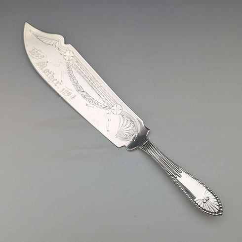 1890年頃 米国アンティーク 純銀製 ケーキサーバ 88g Gorham