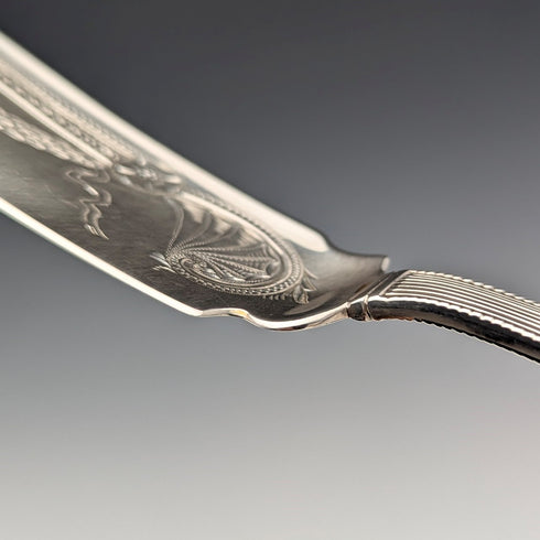 Circa 1890 American antique sterling silver cake server 88g Gorham