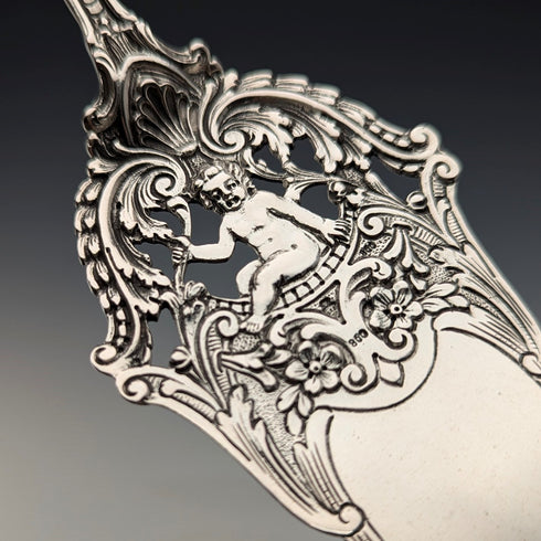 Antique German Continental Silver Pastry Server 61g