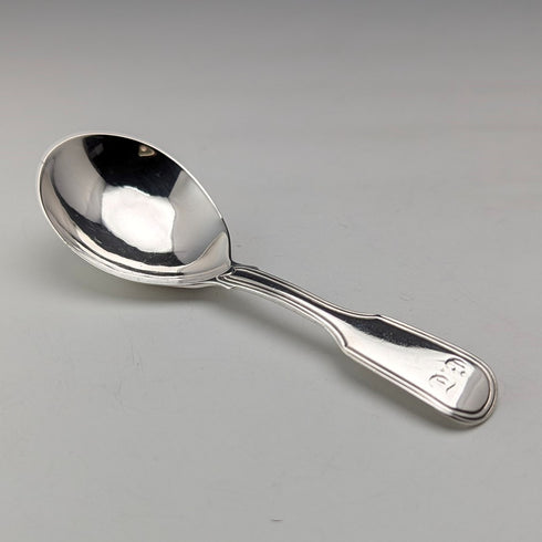 1819年 英国アンティーク 純銀製 ティーキャディースプーン Thomas Wallis II & Jonathan Hayne