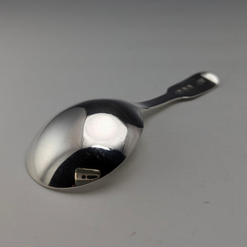 1819年 英国アンティーク 純銀製 ティーキャディースプーン Thomas Wallis II & Jonathan Hayne