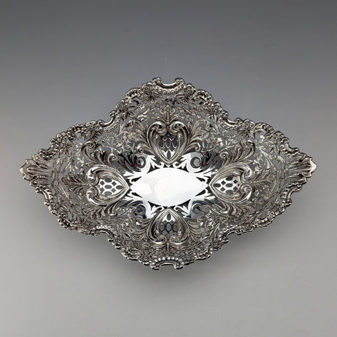 1901 年英國古董純銀盤 127 克 James Dixon &Sons