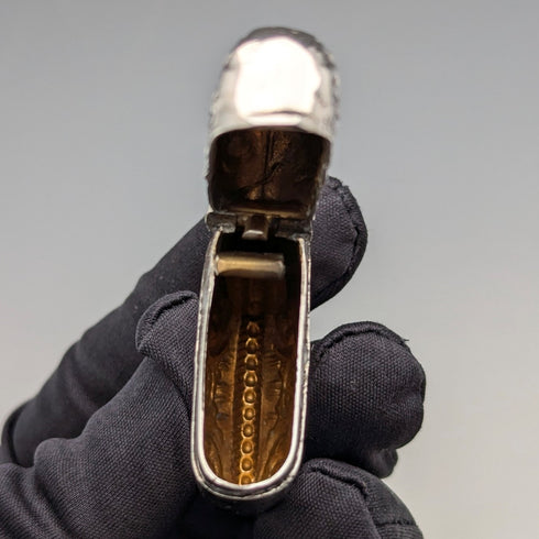 1900 British antique sterling silver Vesta case 24g match case Jones & Crompton