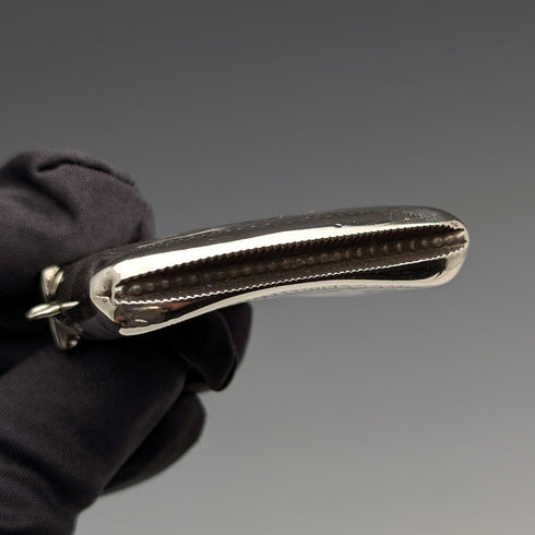 1907 British antique sterling silver Vesta case 31g match case Jones & Crompton