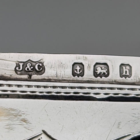 1907 British antique sterling silver Vesta case 31g match case Jones & Crompton