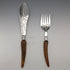 Circa 1900 British Antique Antler Handle Fish Server Set Elizabeth Jane Fairbairns