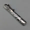 Vintage British Art Nouveau decorated sterling silver needle case