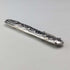 Vintage British Art Nouveau decorated sterling silver needle case