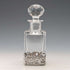 Vintage Sterling Silver Swan Decorated Cut Glass Perfume Bottle