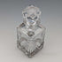 Vintage Sterling Silver Swan Decorated Cut Glass Perfume Bottle