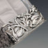 Vintage Sterling Silver Swan Decorated Cut Glass Perfume Bottle