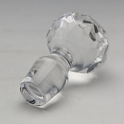 ヴィンテージ 純銀スワン装飾 カットガラス パフュームボトル 香水瓶